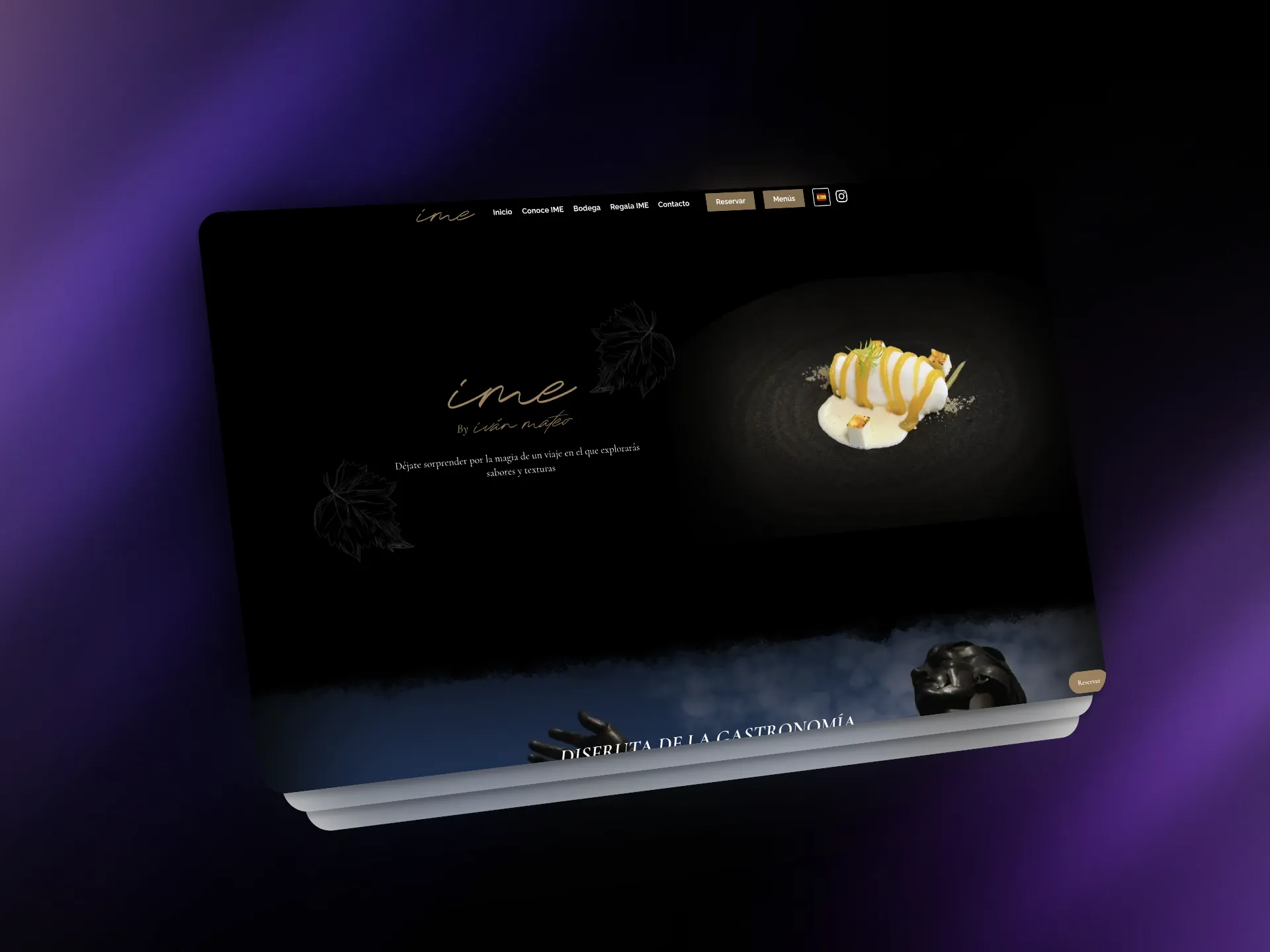 sitio web desarrollado por Webgres para Espacio IME